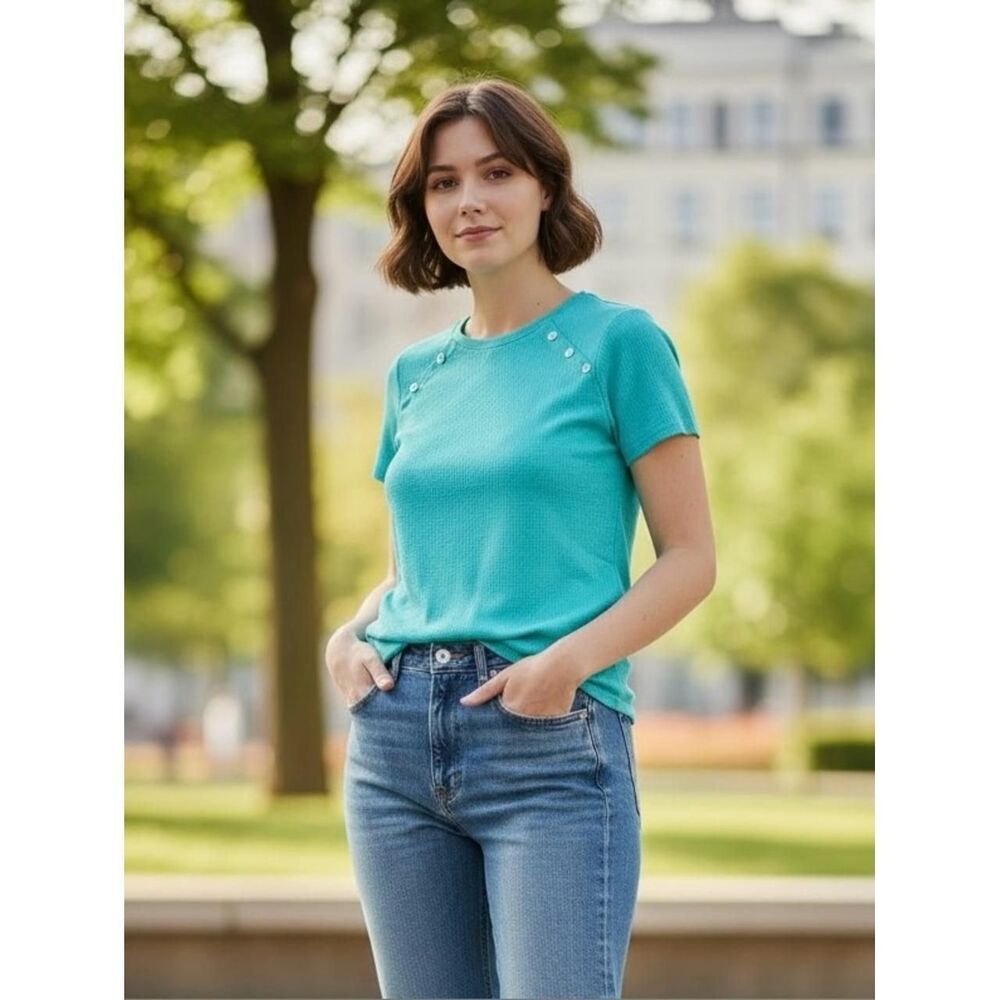 Liz-claiborne Women's Blue Shirt